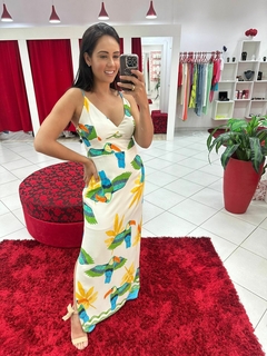 Vestido Longo Brasil Tricomix