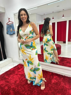 Vestido Longo Brasil Tricomix na internet