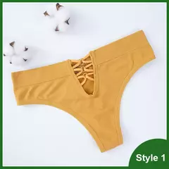 Calcinha feminina sexy cueca feminina cinta oca calcinha para feminino tanga mod - comprar online