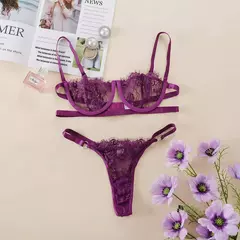 lingerie feminina sexy conjunto 2 peças