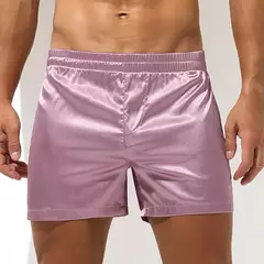 Imagem do Roupa interior dos homens macio estiramento respirável boxer shorts sexy seta calcinha sono bottoms bolsa de banho