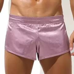 Roupa interior dos homens macio estiramento respirável boxer shorts sexy seta calcinha sono bottoms bolsa de banho - loja online