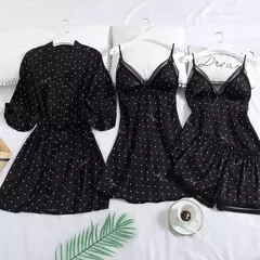 Conjunto dormir sensual 5 CINCO PEÇAS