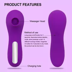 Vibrador de sucção - Jouet