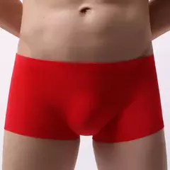 Cueca boxer sensual masculina sem costura - Jouet