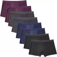 8 pçs/lote calcinha cueca boxer masculino sexy malha shorts transparentes mais grande tamanho 6xl 7xl 8xl troncos para o homem - comprar online