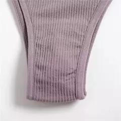 FINETOO-Seamless Calcinhas de cintura alta para as mulheres, roupa interior conf