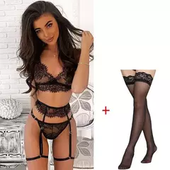 Conjunto de lingerie de renda sexy - comprar online