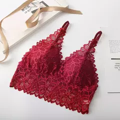 Renda sexy lingerie sutiã