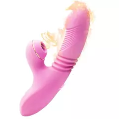 G ponto coelho vibrador com aquecimento thrusting sucção clitoral vibradores vibradores estimulador duplo motor à prova dwaterproof água adultos brinquedos sexuais