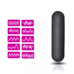 Vibrador remoto sem fio estimulador 10 velocida - comprar online