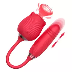 Vibrador sugador Rosa