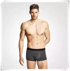 Imagem do 4 pçs/lote cuecas masculinas cuecas boxers homem cuecas casuais masculino calções respiráveis