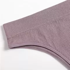 FINETOO-Seamless Calcinhas de cintura alta para as mulheres, roupa interior conf - Jouet