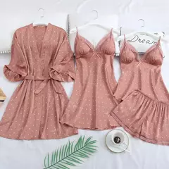 Conjunto dormir sensual 5 CINCO PEÇAS