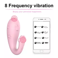 Vibrador bluetooth 8 frequências APP - Jouet