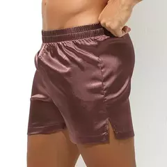 Roupa interior dos homens macio estiramento respirável boxer shorts sexy seta calcinha sono bottoms bolsa de banho