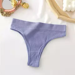 FINETOO-Seamless Calcinhas de cintura alta para as mulheres, roupa interior conf