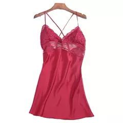 Camisola de renda feminina luxo