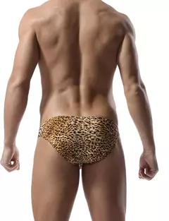 Cuecas masculinas sensuais baixas com estampa animal print - comprar online