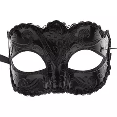 Máscara veneziana tiara de halloween, máscara para os olhos sexy, feminina e masculina, vestido extravagante para festa de carnaval, 1 peça - Jouet