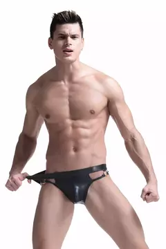 Cueca masculina de couro - Jouet