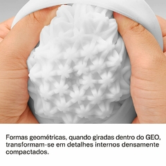 Masturbador Tenga Original com Texturas Geométricas Geo Coral - comprar online