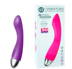 Vibrador Curvado para o Ponto G com 30 Modos de Vibração e Aquecimento Automático Recarregável na internet