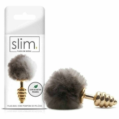 Plug Metal Pompom de Pelúcia - comprar online