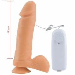 Prótese Realística Com Ventosa, Vibrador - Jouet