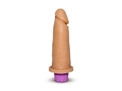 Prótese Realística com Vibrador Recarregável USB - 15,3cm x 4,5cm - Jouet