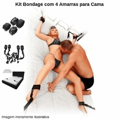 Kit Bondage de Amarrar na Cama