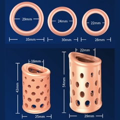 Kit com 5 Anéis Penianos Air Hole na internet