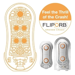 Masturbador Tenga Original Flip Orb Orange Crash - comprar online