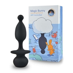 Plug Anal Pompom Magic Bunny - Magic Motion controlado via APP 10 modos de vibra