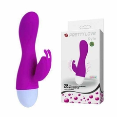 Vibrador Ponto G e Clitóris com 30 Variações de Vibração - PRETTY LOVE KYLE