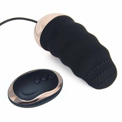 Vibrador Bullet Luxo Recarregável - Controle wireless - 10 Vibrações - Preto