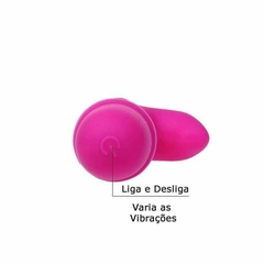 Vibrador Puro Silicone Ponto G - loja online