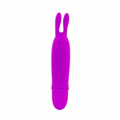 Mini Orelhas do Coelho - Vibrador Puro Silicone 10 Vibrações na internet