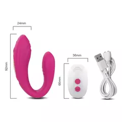 Vibrador sem fio para mulheres, vibrador em forma de U, ponto G, estimulador na internet