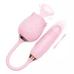 Vibrador sugador Rosa - loja online