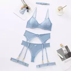 4 peças lingerie sexy - comprar online