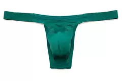 Cuecas de seda de gelo sexy cuecas masculinas t-back tanga g-string cueca masculina respirável lingerie grande u convexo bolsa - loja online