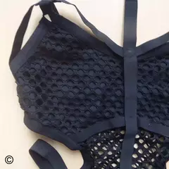 malha de malha de peixe net sexy mulher banho de uma peça maiô feminino banhista natação praia monokini v536 - loja online