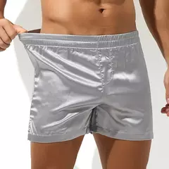 Roupa interior dos homens macio estiramento respirável boxer shorts sexy seta calcinha sono bottoms bolsa de banho - comprar online