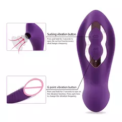 Vibrador de sucção sem fio Bluetooth