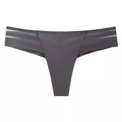 Imagem do G-String Seamless Perspectiva Calcinhas para Mulheres, Roupa Interior Transparen