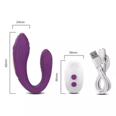 Vibrador sem fio para mulheres, vibrador em forma de U, ponto G, estimulador - comprar online