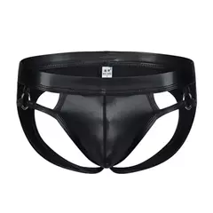 Cueca masculina de couro