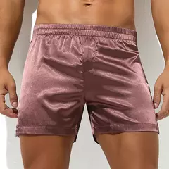 Roupa interior dos homens macio estiramento respirável boxer shorts sexy seta calcinha sono bottoms bolsa de banho - comprar online